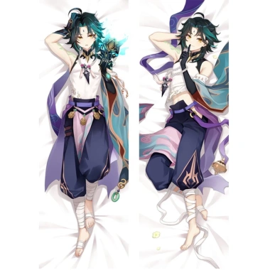 Vỏ Gối Dakimakura In Hình Nhân Vật XIAO - Giá Ưu Đãi 266k, Chất Lụa Mềm Mại