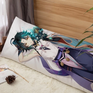 Vỏ Gối Dakimakura In Hình Nhân Vật XIAO - Giá Ưu Đãi 266k, Chất Lụa Mềm Mại