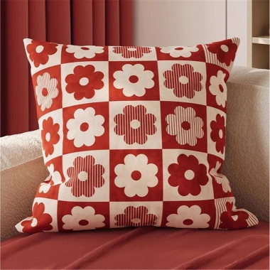 Vỏ gối đệm năm mới màu đỏ, trang trí sofa nhà, giá ưu đãi 43.439₫