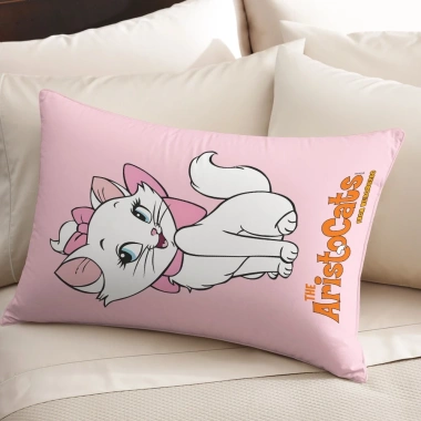 Vỏ Gối Disney Hình Chữ Nhật In Mèo Marie Một Mặt - Trang Trí Phòng Khách, Sofa, Xe Hơi, Quà Tặng Bé 10