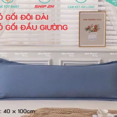 Vỏ Gối Đôi Thun Lạnh Hàn Quốc 40x100, 40x120, 45x150 - Giá 50.000 VND Giảm Sốc