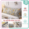Vỏ Gối Đôi và Áo Gối 40x100cm Cotton 100% mềm mịn - Giá ưu đãi 70.000đ