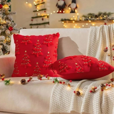Vỏ Gối DUILIAN Giáng Sinh Cây Đèn Nhẹ – Gối Sang Trọng Trang Trí Sofa, Giá ưu đãi 84.132₫ 7