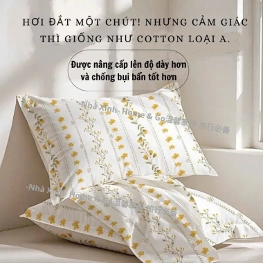 Vỏ Gối Dùng Một Lần Đóng Gói Riêng Co Giãn 360° Mềm - Công Tác Du Lịch Khách Sạn