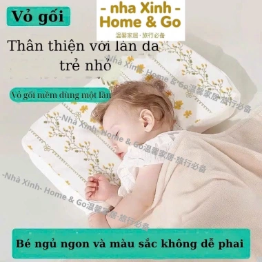 Vỏ Gối Dùng Một Lần Đóng Gói Riêng Co Giãn 360° Mềm - Công Tác Du Lịch Khách Sạn
