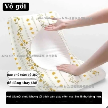 Vỏ Gối Dùng Một Lần Đóng Gói Riêng Co Giãn 360° Mềm - Công Tác Du Lịch Khách Sạn