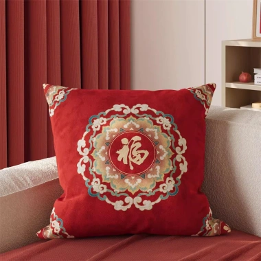 Vỏ gối hai mặt Red Bless năm mới 65×65,60×60 - Giá ưu đãi 43.439đ, sofa nội thất