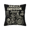 Vỏ gối Harley Davidson hoạt hình dễ thương, dây kéo - Trang trí sofa, phòng khách 8