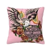 Vỏ gối Harley Davidson hoạt hình dễ thương, dây kéo - Trang trí sofa, phòng khách 9