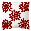 Vỏ gối hình học đỏ đậm cotton 45×45 - Hộp đựng gối sofa nghệ thuật 10