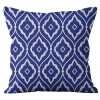 Vỏ gối hình học xanh 45x45 cm cotton hai mặt - Trang trí sofa nhà Raya, giá 43.439đ 2