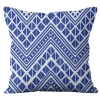 Vỏ gối hình học xanh 45x45 cm cotton hai mặt - Trang trí sofa nhà Raya, giá 43.439đ 6