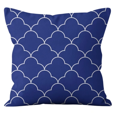 Vỏ gối hình học xanh 45x45 cm cotton hai mặt - Trang trí sofa nhà Raya, giá 43.439đ
