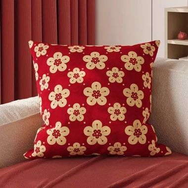 Vỏ gối hoa anh đào đa kích thước 45‑70cm, trang trí sofa, nhà năm mới, giảm giá 43.439 VND
