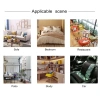 Vỏ gối lá hoa hồng xanh vải lanh 40×40 Trang trí sofa, văn phòng mùa xuân 9