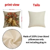 Vỏ gối linen hoa trắng xanh lá cây 45x45cm - Trang trí sofa, giường, sân nhà 48.602₫ 7