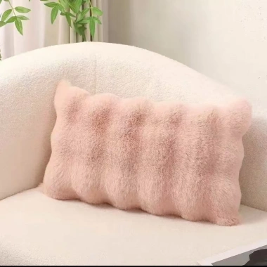 Vỏ gối lông cừu bong bóng nhỏ hai mặt, dây kéo tháo rời, giặt được – Sofa Bay, giảm giá 161.352₫