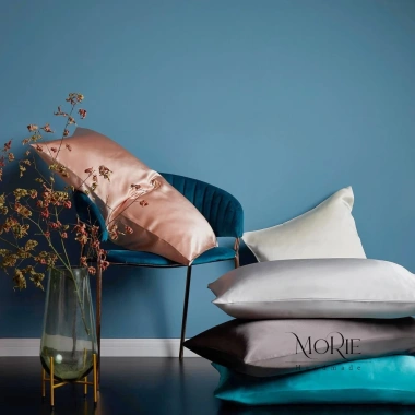 Vỏ Gối Lụa Mulberry Cao Cấp - Ngăn Nếp Nhăn, Chống Lão Hóa Da, Ngăn Xơ Rối Tóc 4