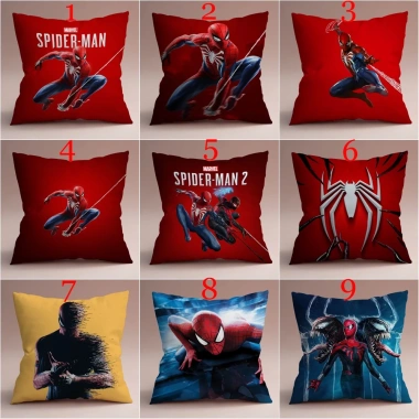 Vỏ Gối Marvel Người Nhện 2 Mặt - Trang Trí Phòng Khách, Sofa, Xe Hơi, Quà Tặng Bé Không Lõi Giá 50.674 VND