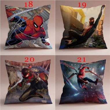 Vỏ Gối Marvel Người Nhện 2 Mặt - Trang Trí Phòng Khách, Sofa, Xe Hơi, Quà Tặng Bé Không Lõi Giá 50.674 VND