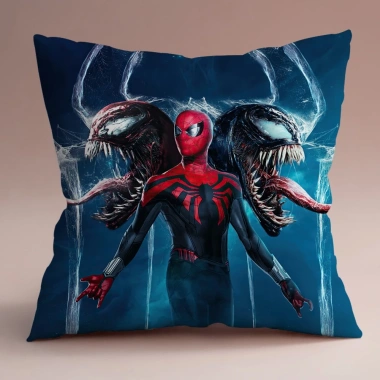 Vỏ Gối Marvel Người Nhện 2 Mặt - Trang Trí Phòng Khách, Sofa, Xe Hơi, Quà Tặng Bé Không Lõi Giá 50.674 VND