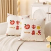 Vỏ gối may mắn cotton 2 lớp 60×60,45×45,40×40 Trang trí sofa năm mới chỉ 43.439đ 2