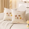 Vỏ gối may mắn cotton 2 lớp 60×60,45×45,40×40 Trang trí sofa năm mới chỉ 43.439đ 4