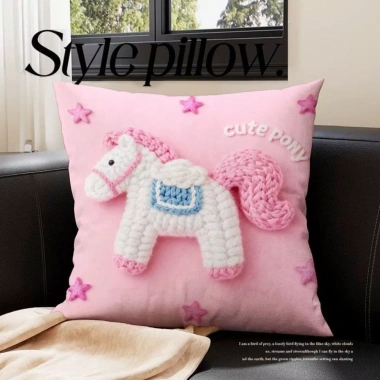 Vỏ Gối Mềm YudhUI Pony Dễ Thương 2D - Gối Vuông Đệm Trang Trí Nhà, Giá 99.576₫ 8 Vỏ Gối Mềm YudhUI Pony Dễ Thương 2D - Gối Vuông Đệm Trang Trí Nhà, Giá 99.576₫ 8