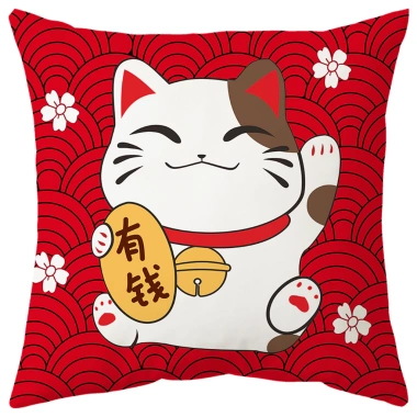 Vỏ gối mèo may mắn 60x60,45x45,40x40 - Sofa phong thủy, giảm giá 43.439₫ 3