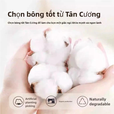 Vỏ gối nằm 3D Dream of Love – Áo gối ngủ cotton mềm mát không xù, thoải mái 77k 4