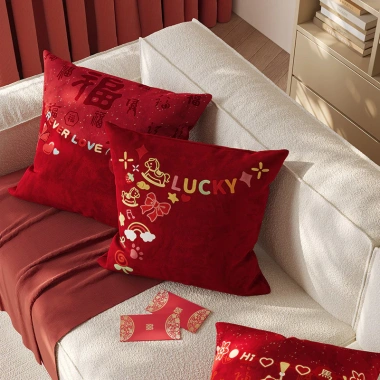 Vỏ gối năm Ngựa đỏ, tựa lưng sofa, hỗ trợ thắt lưng, tháo rời, 45.401 VND 2 Vỏ gối năm Ngựa đỏ, tựa lưng sofa, hỗ trợ thắt lưng, tháo rời, 45.401 VND 2