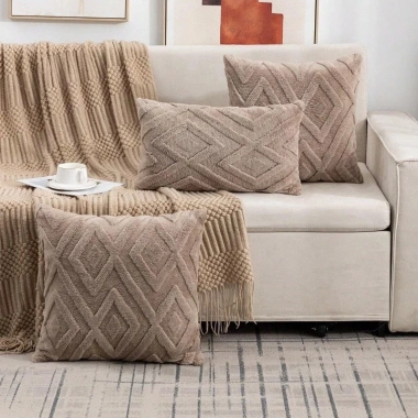 Vỏ gối ném mùa thu đông Jacquard - Trang trí phòng ngủ, khách, sofa, 68.040đ 7