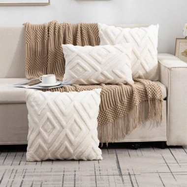 Vỏ gối ném mùa thu đông Jacquard - Trang trí phòng ngủ, khách, sofa, 68.040đ 10