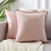 Vỏ gối nhung bóng mềm xanh dương hồng - Trang trí sofa phòng ngủ, chỉ 95.040₫ 5