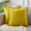 Vỏ gối nhung bóng mềm xanh dương hồng - Trang trí sofa phòng ngủ, chỉ 95.040₫ 8