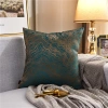 Vỏ gối nhung màu nhuộm đồng sang trọng 45x45cm Trang trí năm mới 5