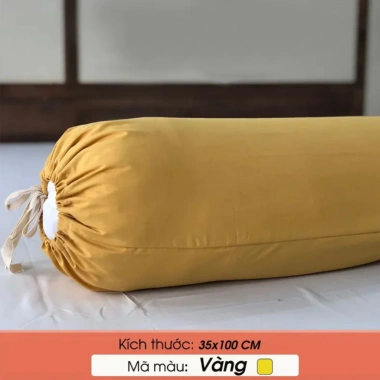 Vỏ Gối Ôm Basic Màu Trơn Tone Hiện Đại - Phù Hợp Mọi Phòng Ngủ GẠO HOME 33.390 VND giảm còn 26.500 VND 9