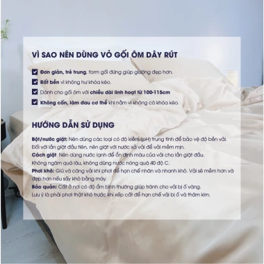 Vỏ gối ôm Tencel 100% tự nhiên Changmi 35x110cm - Nhiều màu, mềm mượt, mát lạnh, chỉ 260k 7 Vỏ gối ôm Tencel 100% tự nhiên Changmi 35x110cm - Nhiều màu, mềm mượt, mát lạnh, chỉ 260k 7