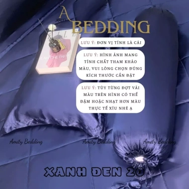Vỏ gối phi lụa Amity Bedding – Giá 48.500₫, giảm từ 62.080, nhận đơn trước Tết 9/2 9