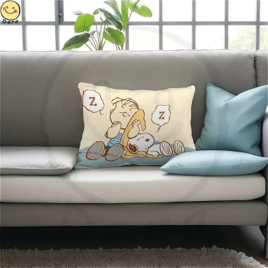 Vỏ gối Snoopy mềm mại, thoải mái kích thước 14x20 17x23 20x30, giảm giá 142.560₫