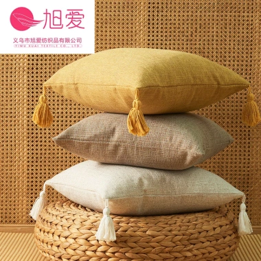 Vỏ gối sofa 45x45 canvas tua rua dày dặn - Gối tựa lưng sofa cao cấp, giá ưu đãi 8 Vỏ gối sofa 45x45 canvas tua rua dày dặn - Gối tựa lưng sofa cao cấp, giá ưu đãi 8