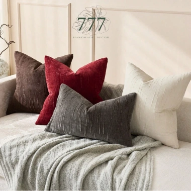 Vỏ Gối Sofa 45x45 Đỏ Tết 2.026 - Trang Trí Tựa Lưng, Giá Sốc 167.700 VND 4