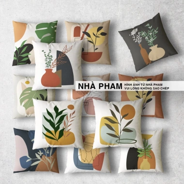 Vỏ gối sofa abstract 45x45cm - Bộ 40 mẫu (No1-No40) Giá ưu đãi 38.900₫