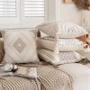 Vỏ gối sofa Bắc Âu tối giản, lõi tua rua nhỏ, dành cho gia đình, giá ưu đãi 198.936đ 4