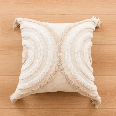 Vỏ gối sofa Bắc Âu tối giản, lõi tua rua nhỏ, dành cho gia đình, giá ưu đãi 198.936đ