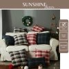 Vỏ gối sofa bọc tựa lưng kẻ caro phong cách Bắc Âu - Sunshine.decor 99.300₫