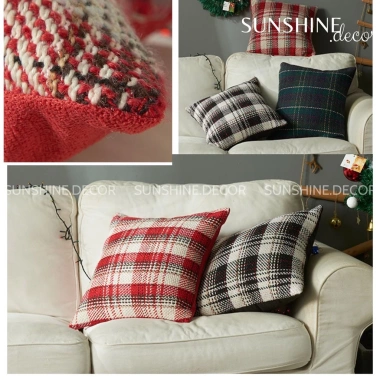 Vỏ gối sofa bọc tựa lưng kẻ caro phong cách Bắc Âu - Sunshine.decor 99.300₫