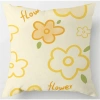 Vỏ gối sofa cotton màu vàng họa tiết hoa trừu tượng 60x60 2 mặt giá chỉ 43.439₫ 2