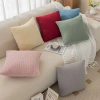 Vỏ gối sofa GOO Decor 40x40 vải nhung gân co giãn mềm mại - Giá ưu đãi 42.400₫ 2