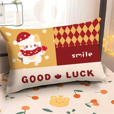 Vỏ gối sofa hình chữ nhật 60×80 cm, may mắn, thắt lưng, nụ cười - Giá 52.364 VND 8